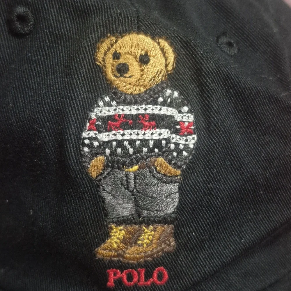 Polo by Ralph Lauren Black Hat with Polo Bear Embroidery - Picture 4 of 4
